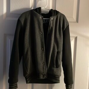 Black and grey jacket